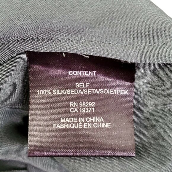 Tibi Dress 2 Dark Green Silk Wrap‎ Cap Sleeve Crepe Pockets Knee-length  Party - Picture 4 of 12